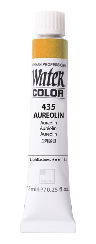 Image of Akvarellfärg ShinHan PRO Watercolor 7,5ml  AUREOLIN 435 (3F) 12230700435 8803332323357