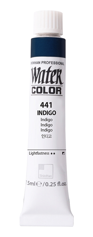 Image of Akvarellfärg ShinHan PRO Watercolor 7,5ml  INDIGO 441 (3F) 12230700441 8803332323418