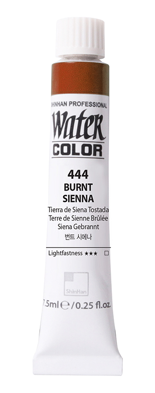 Image of Akvarellfärg ShinHan PRO Watercolor 7,5ml  BURNT SIENNA 444 (3F) 12230700444 8803332323449