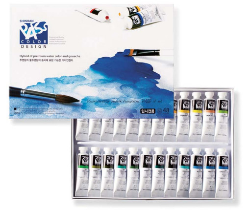 Image of PASS Artist Color Design ShinHan 48x20ml 15251800048 8803332580026