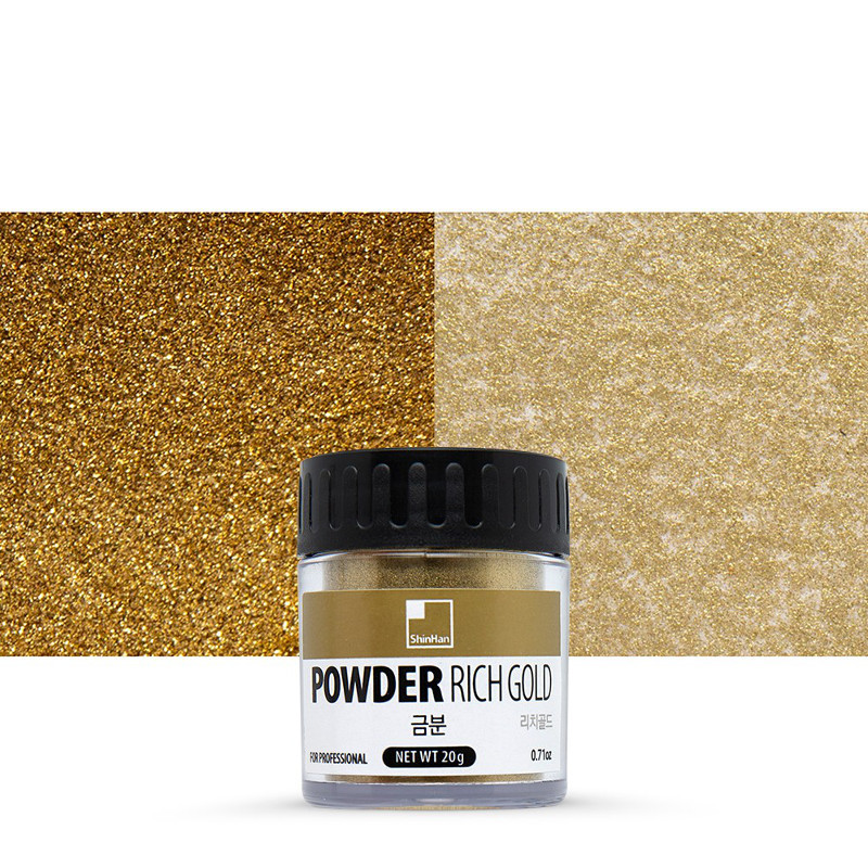 Image of Pigment Shinhan Professional Metallic Rich Gold 20gr 26202221202 8803332832224