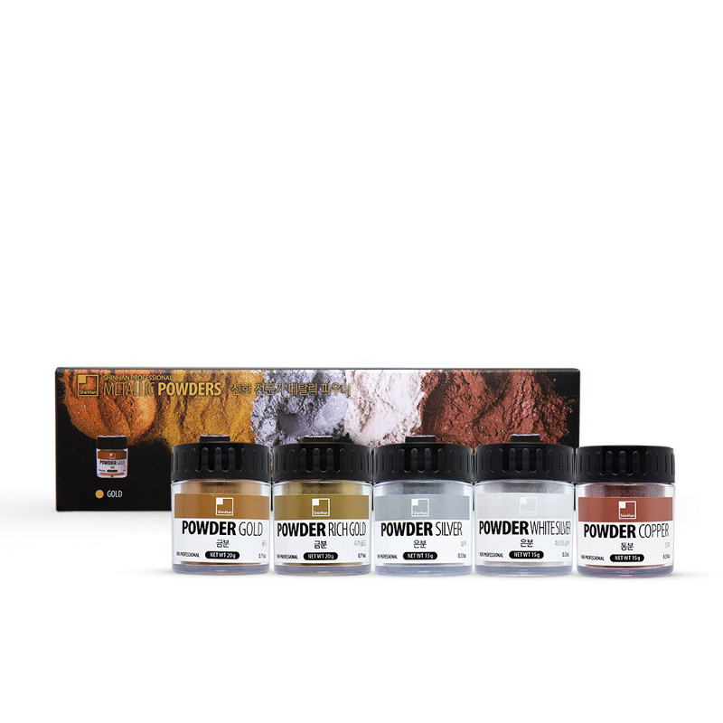 Image of Pigment Shinhan Professional Metallicset x5 26252221207 8803332841226
