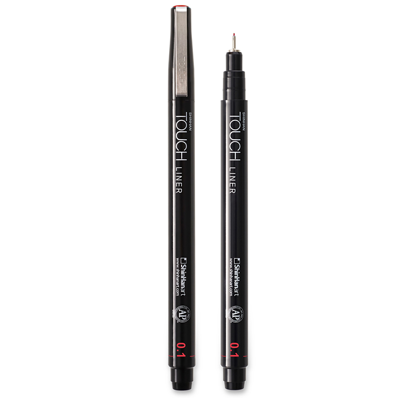 Image of Fineliner Touch Liner 0.1mm Red (12F) 4110101 8809326420095