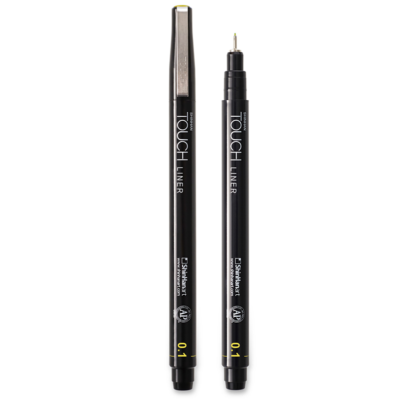 Image of Fineliner Touch Liner 0.1mm Yellow (12F) 4110301 8809326420118