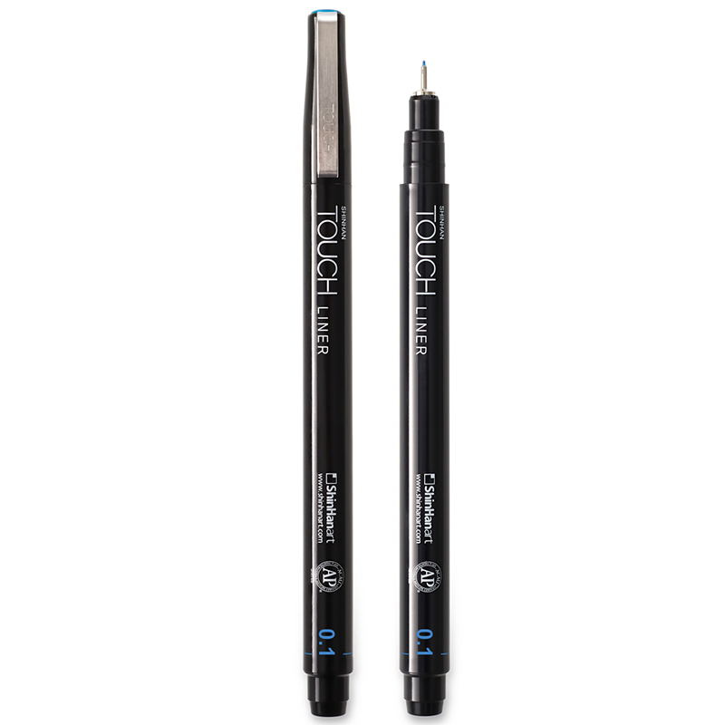 Image of Fineliner Touch Liner 0.1mm Blue (12F) 4110501 8809326420132
