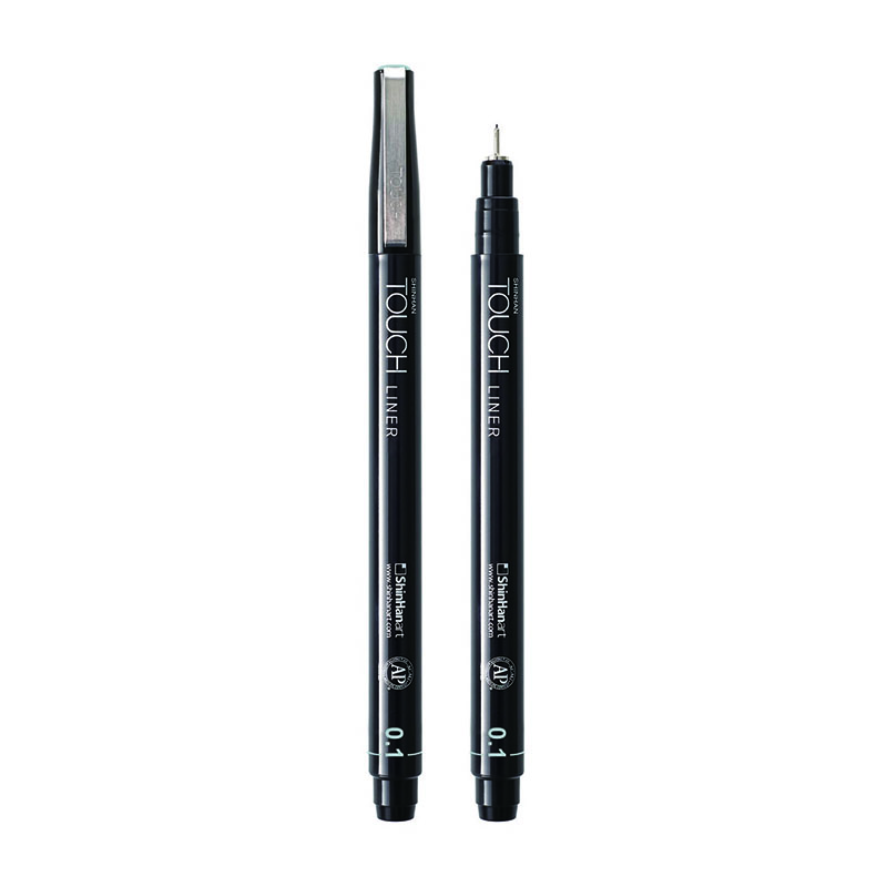 Image of Fineliner Touch Liner 0.1mm  Cool grey (12F) 4111201 8809326420279