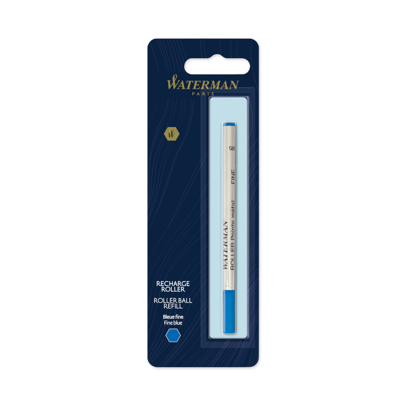 Image of Refill Waterman Rollerball Blue 1-Blister F 1964018 3501179640198