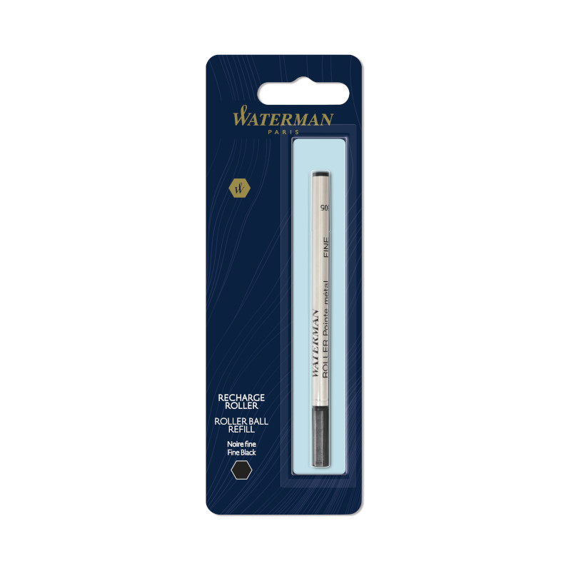 Image of Refill Waterman Rollerball Black 1-Blister F 1964019 3501179640198