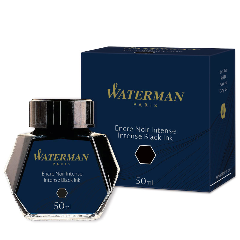 Image of Bläck Waterman bottle Intense Black (former: Black) S0110710 3034325106199