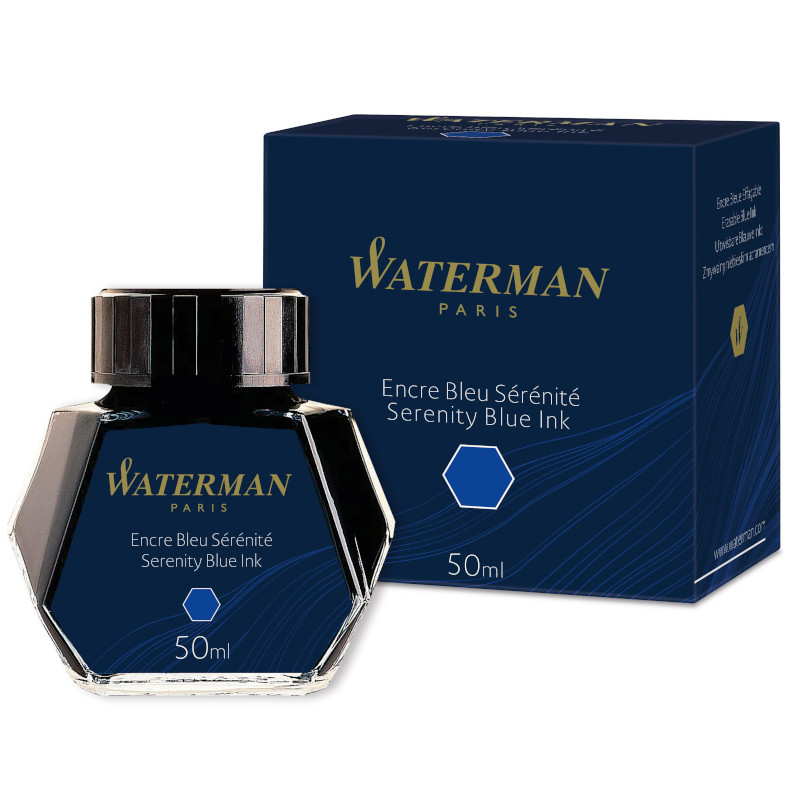 Image of Bläck Waterman Bottle Ink 50 ml Serenity Blue x1 S0110720 3034325106298