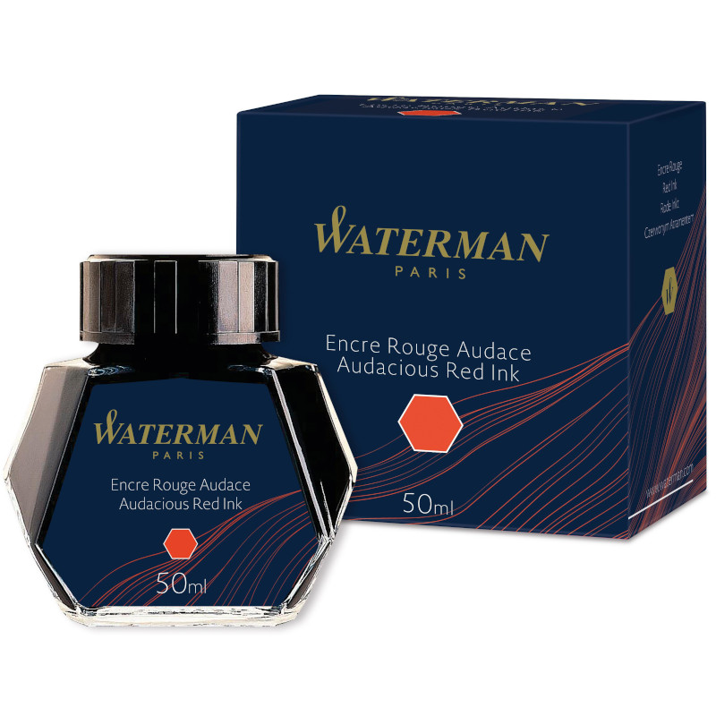 Image of Bläck Waterman Ink bottle Audacious Red S0110730 3034325106397