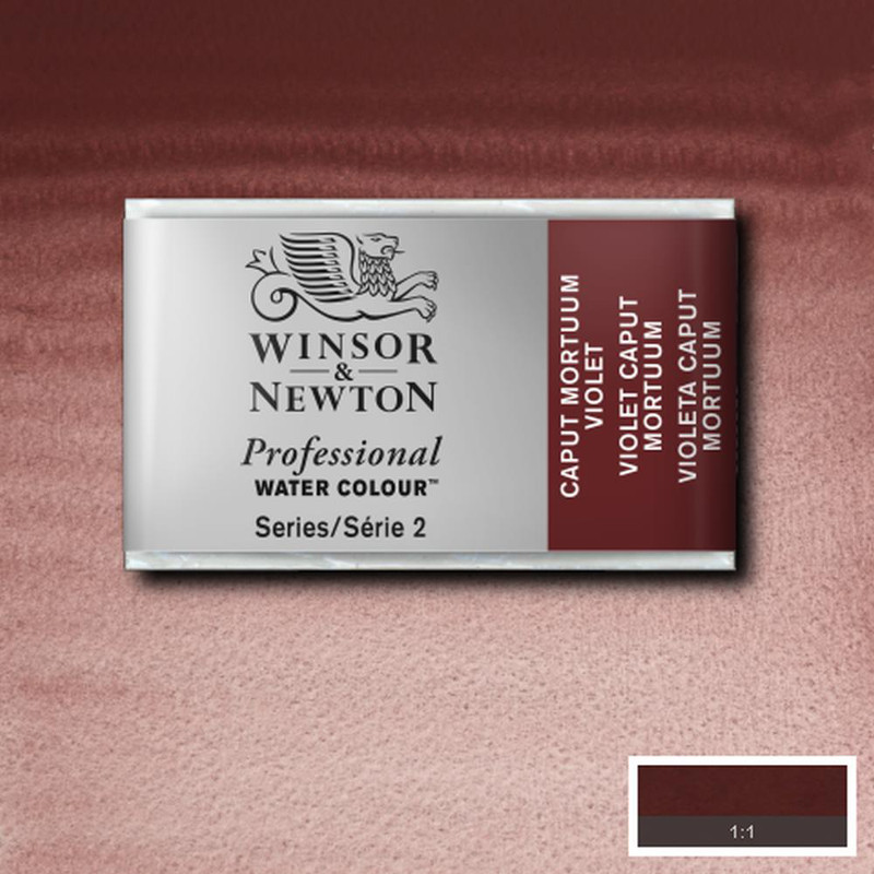 Image of Akvarellfärg Winsor & Newton Prof. 1/1-kopp  Caput mortuum violett 125 S2 100125 094376551112
