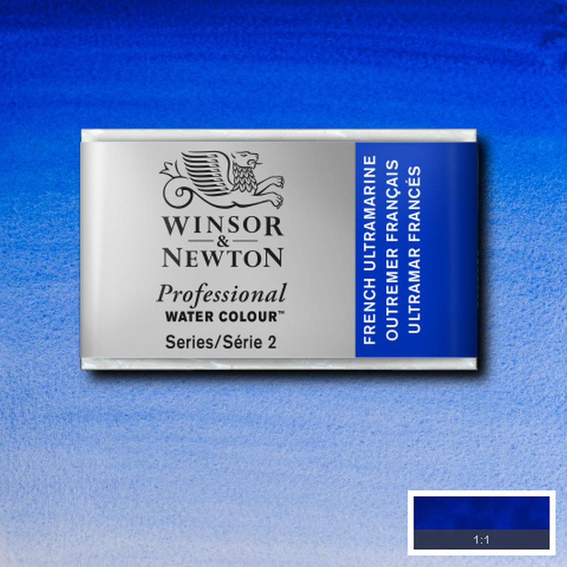 Image of Akvarellfärg Winsor & Newton Prof. 1/1-kopp  French ultramarine 263 * S2 100263 094376551136
