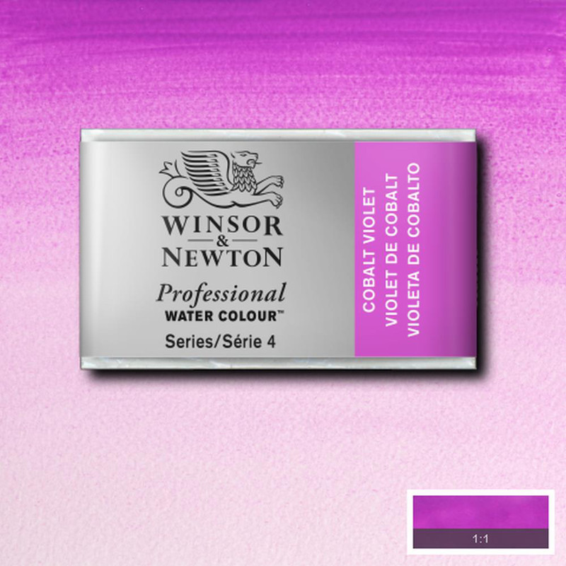 Image of Akvarellfärg Winsor & Newton Prof. 1/1-kopp  Cobalt violet 192 S4 100192 094376551211