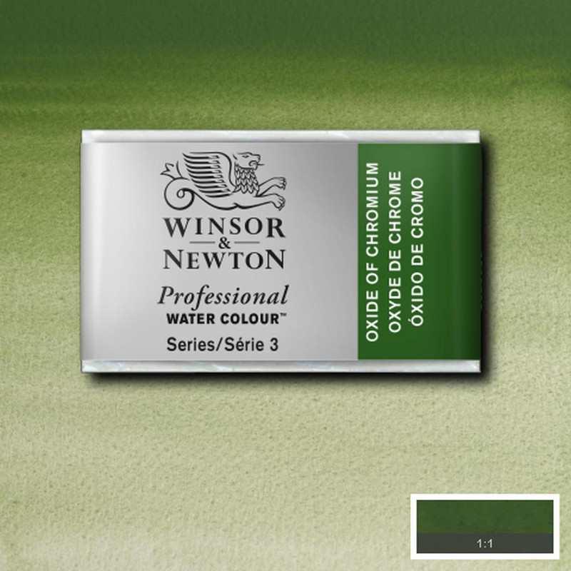 Image of Akvarellfärg Winsor & Newton Prof. 1/1-kopp  Oxide of chromium 459 S3 100459 094376551426