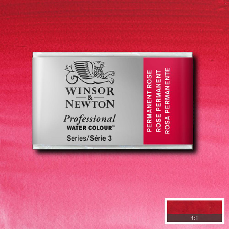 Image of Akvarellfärg Winsor & Newton Prof. 1/1-kopp  Permanent rose 502 * S3 100502 094376551471