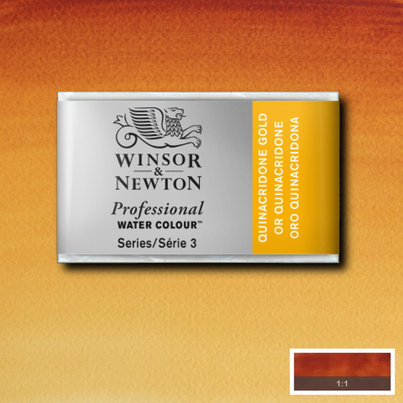 Image of Akvarellfärg Winsor & Newton Prof. 1/1-kopp  Transparent gold deep 547 S3 100547 094376551525