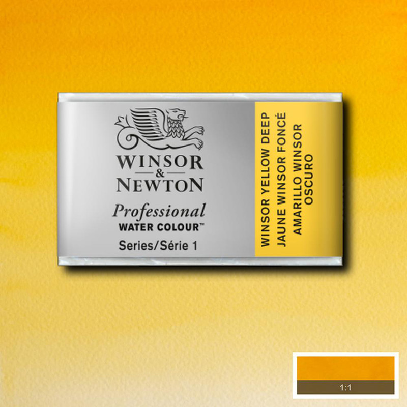 Image of Akvarellfärg Winsor & Newton Prof. 1/1-kopp  Winsor yellow deep 731 S1 100731 094376551785