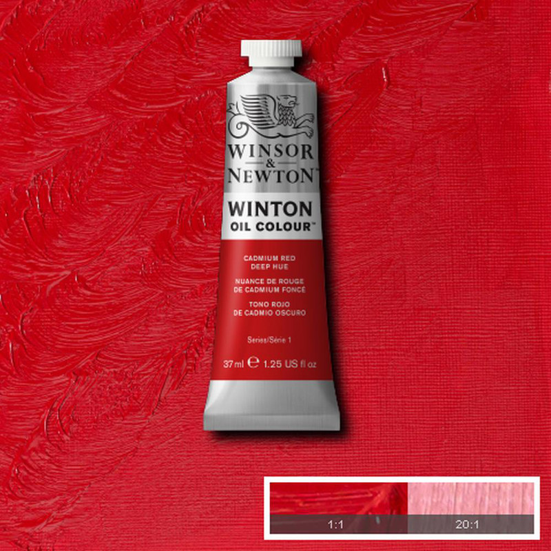Image of Oljefärg Winton 37ml  Cadmium red deep hue  098 (3F) 1414098 094376711318