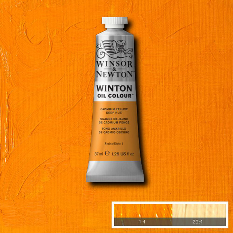 Image of Oljefärg Winton 37ml  Cadmium yellow deep hue  115 (3F) 1414115 094376711363