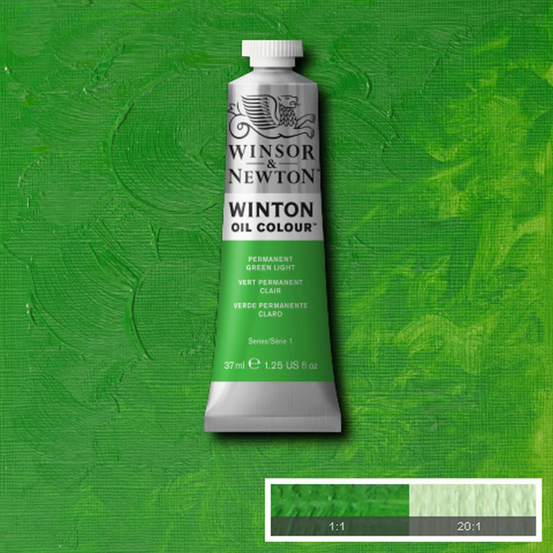 Image of Oljefärg Winton 37ml  Permanent green light  483 (3F) 1414483 094376711578