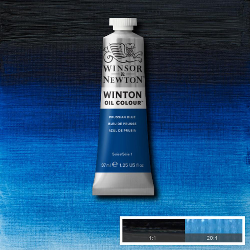 Image of Oljefärg Winton 37ml  Prussian blue  538 (3F) 1414538 094376711608