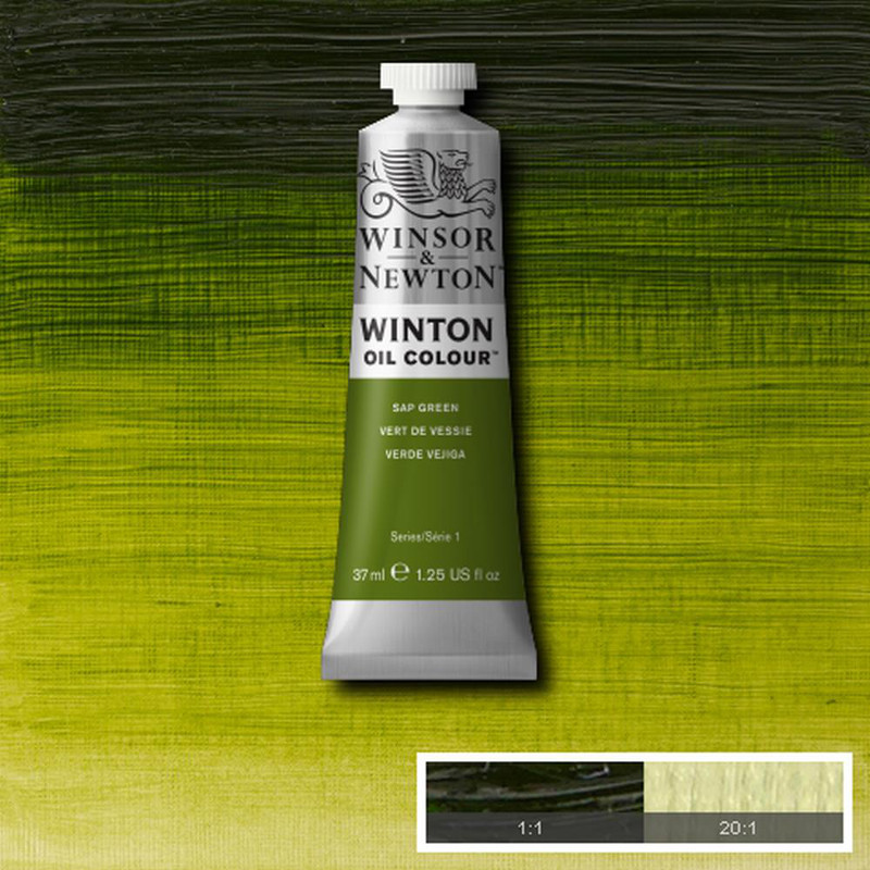 Image of Oljefärg Winton 37ml  Sap green  599 (3F) 1414599 094376711639