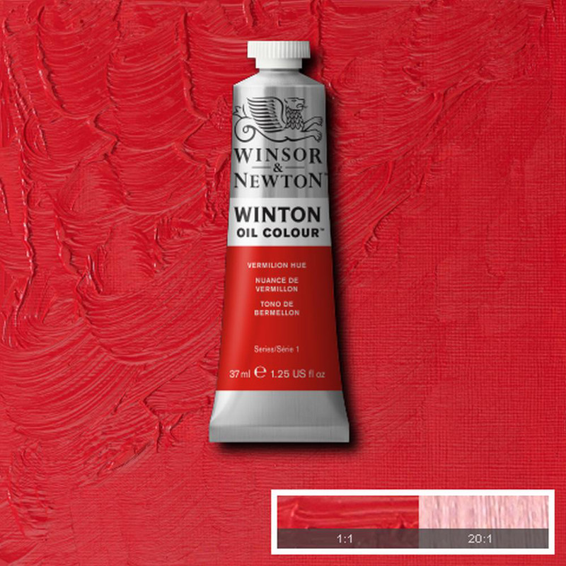 Image of Oljefärg Winton 37ml  Vermilion hue  682 (3F) 1414682 094376711677