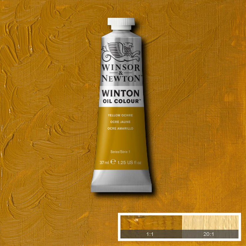 Image of Oljefärg Winton 37ml  Yellow ochre  744 (3F) * 1414744 094376711707