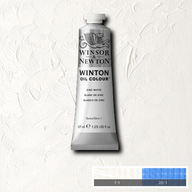 Image of Oljefärg Winton 37ml  Zinc white  748 (3F) 1414748 094376711714