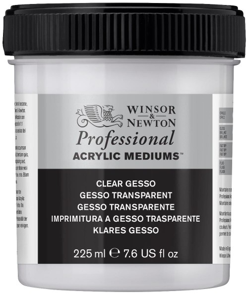Image of Akrylmedium Winsor & Newton Prof. AA Clear Gesso 225 ml 3040859 094376860573