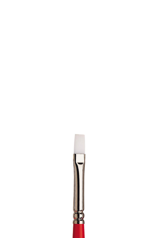 Image of Syntetpensel Winsor & Newton University S237 Flat lång skaft St 4 (3F) 5418004 094376864571