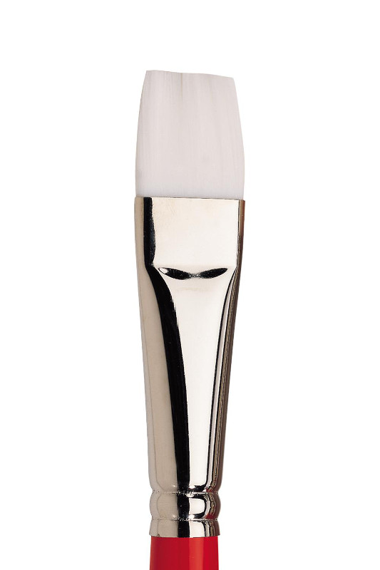 Image of Syntetpensel Winsor & Newton University S237 Flat lång skaft St 12 (3F) 5418012 094376864632