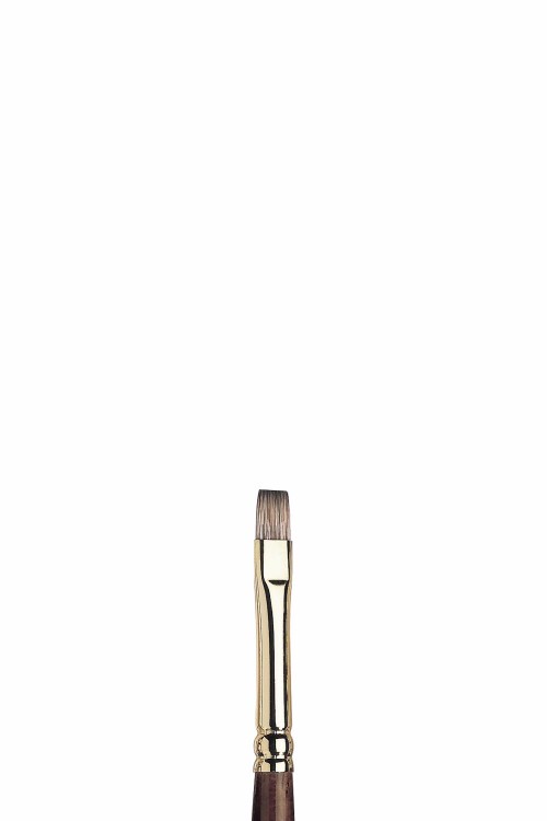 Image of Syntetpensel Winsor & Newton Monarch Kort Flat St 4 (3F) 5501004 094376865813