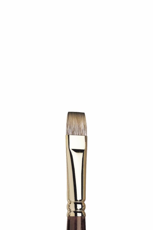 Image of Syntetpensel Winsor & Newton Monarch Kort Flat St 12 5501012 094376865851