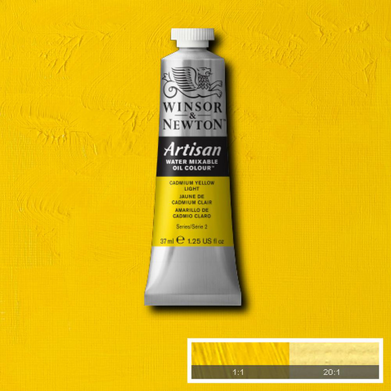 Image of Oljefärg (vattenlöslig) Artisan 37ml  Cadmium yellow light 113 (3F) S2 1514113 094376895872