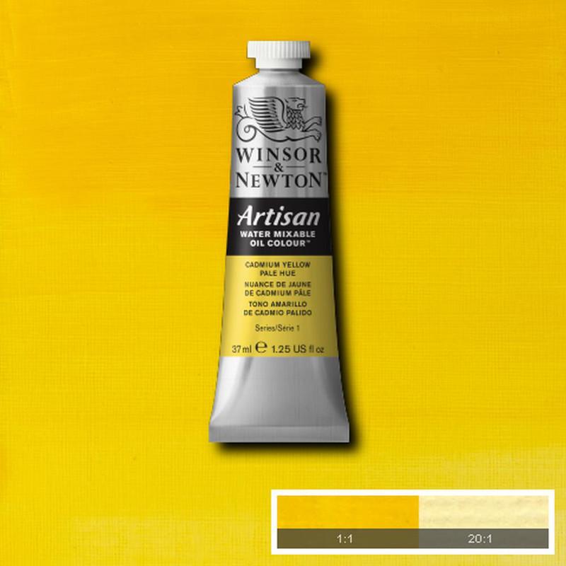 Image of Oljefärg (vattenlöslig) Artisan 37ml  Cadmium yellow pale hue 119 (3F) S1 1514119 094376895889