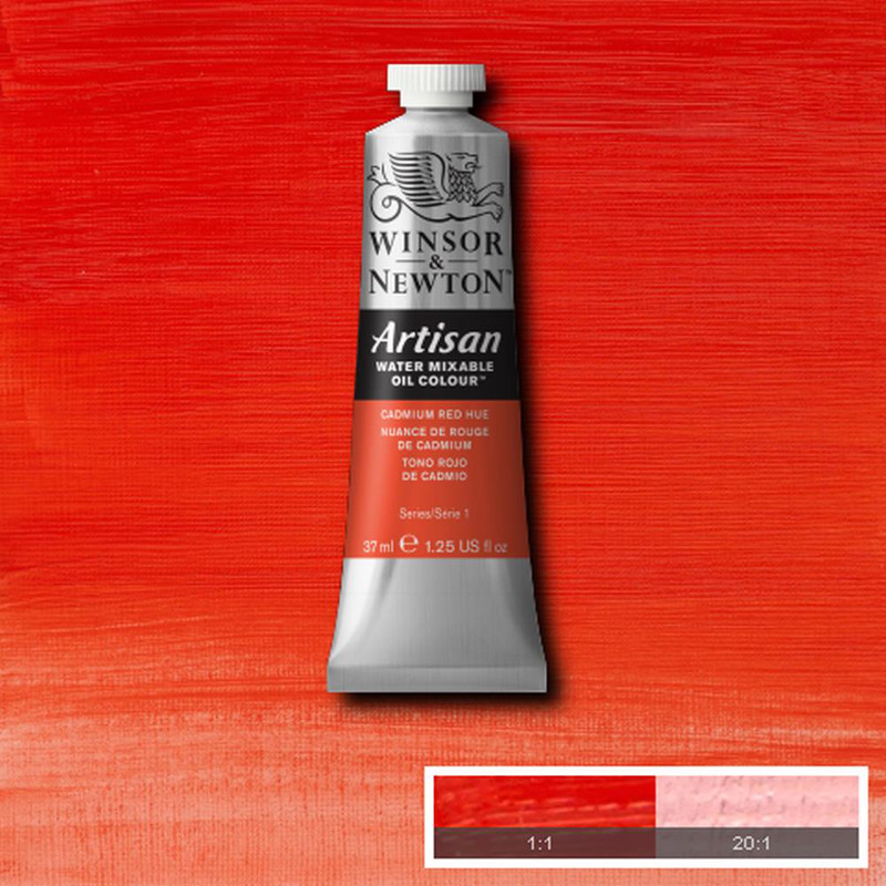 Image of Oljefärg (vattenlöslig) Artisan 37ml  Cadmium red hue 095 (3F) S1 1514095 094376895957