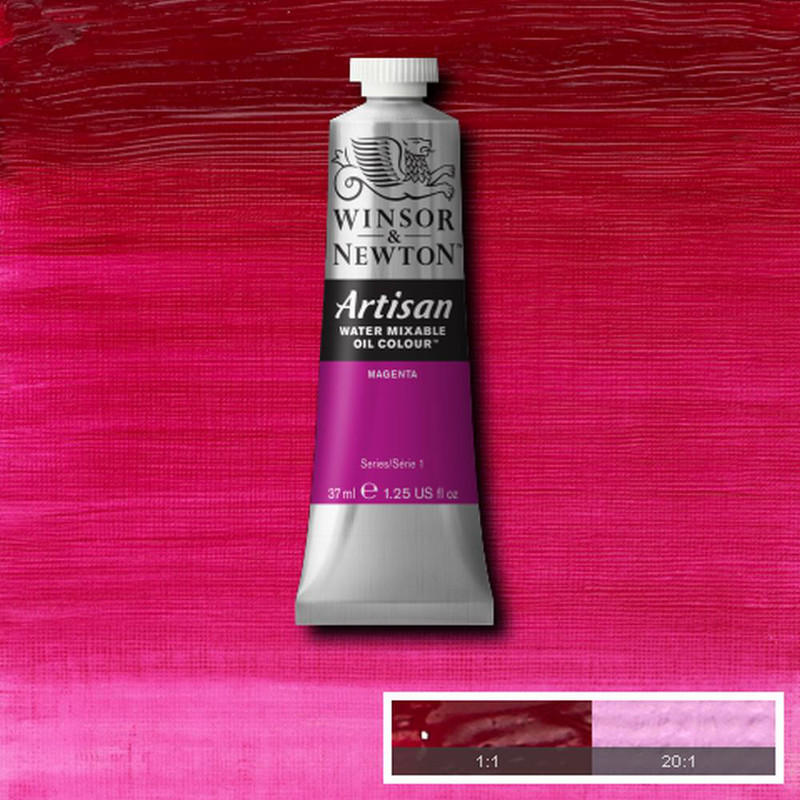 Image of Oljefärg (vattenlöslig) Artisan 37ml  Magenta 380 (3F) S1 1514380 094376896008