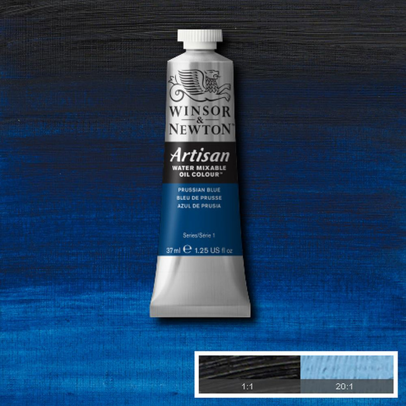 Image of Oljefärg (vattenlöslig) Artisan 37ml  Prussian blue 538 (3F) S1 1514538 094376896084