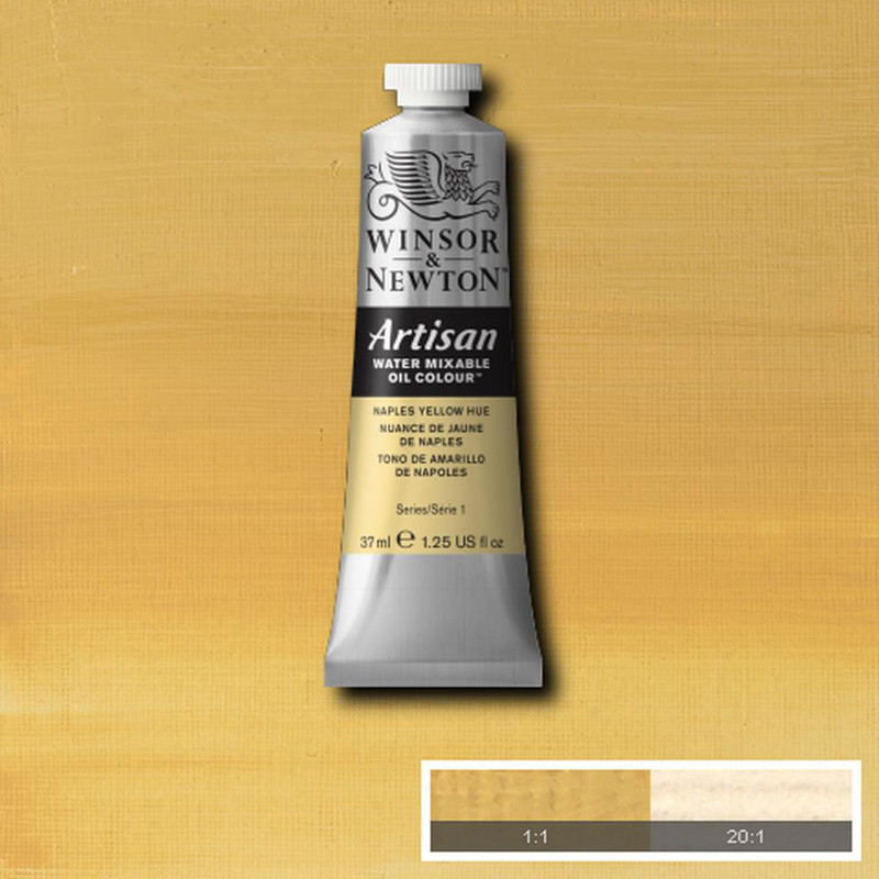 Image of Oljefärg (vattenlöslig) Artisan 37ml  Naples yellow hue 422 (3F) S1 1514422 094376896145