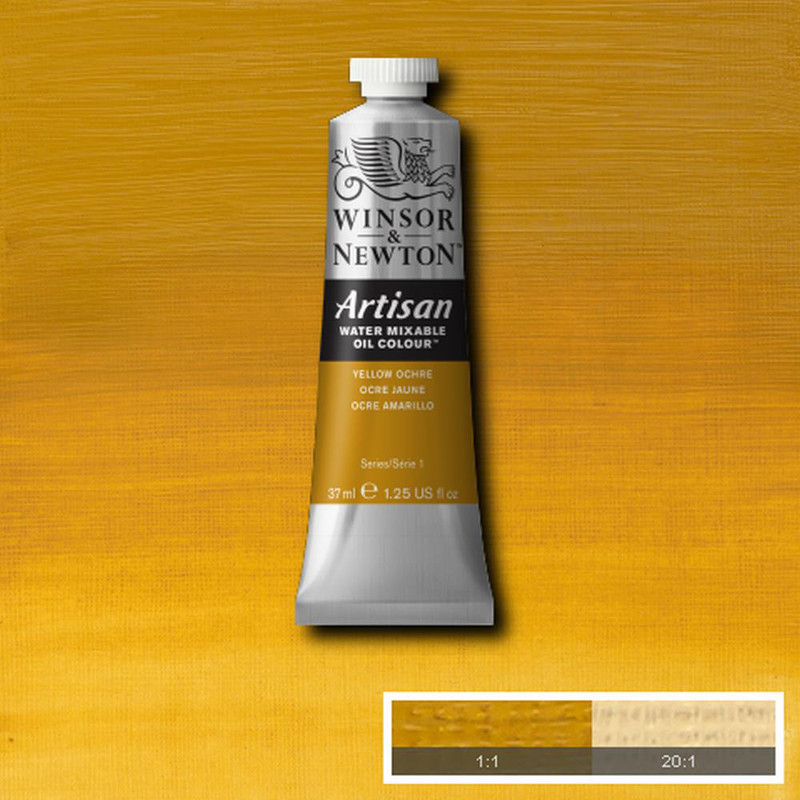 Image of Oljefärg (vattenlöslig) Artisan 37ml  Yellow ochre 744 (3F) * S1 1514744 094376896152