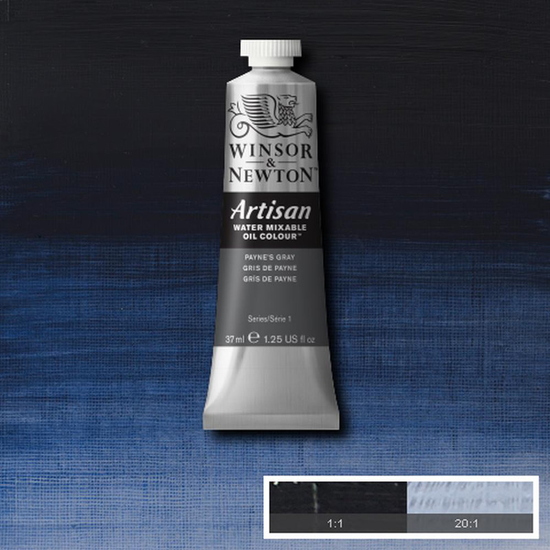 Image of Oljefärg (vattenlöslig) Artisan 37ml  Payne’s gray 465 (3F) S1 1514465 094376896213