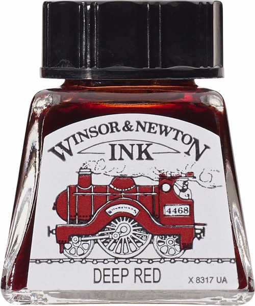 Image of Tusch Winsor & Newton 14ml  Deep red 227 (6F) 1005227 094376896374