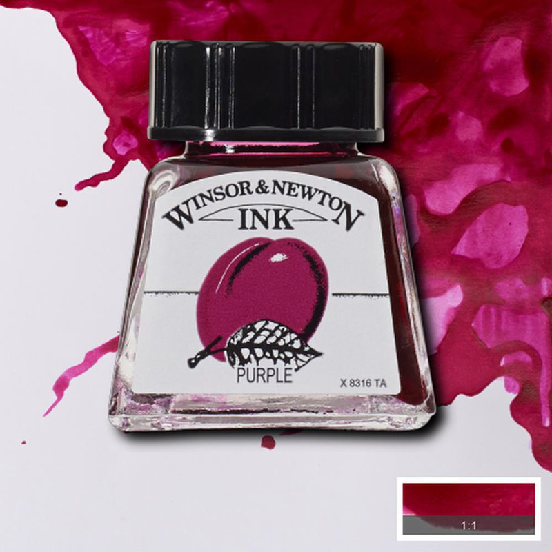 Image of Tusch Winsor & Newton 14ml  Purple 542 (6F) 1005542 094376896398