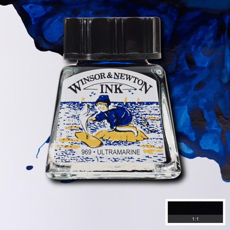 Image of Tusch Winsor & Newton 14ml  Ultramarine 660 (6F) 1005660 094376896428