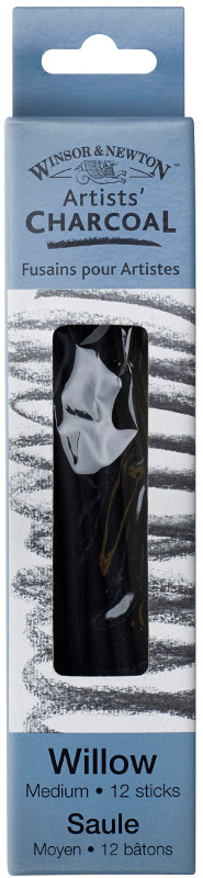 Image of Ritkol Winsor & Newton Willow charcoal med 12p 7005173 094376896725