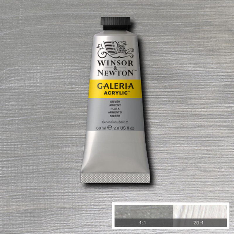 Image of Akrylfärg Galeria 60ml  Silver 617 (3F) 2120617 094376899412