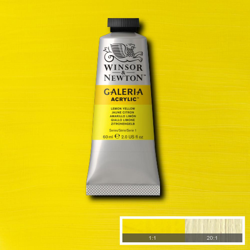 Image of Akrylfärg Galeria 60ml  Lemon yellow 346 (3F) 2120346 094376899498