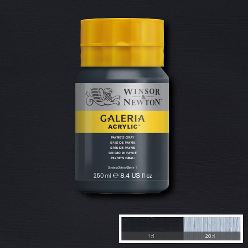 Image of Akrylfärg Galeria 250ml  Payne’s gray 465 2137465 094376899603
